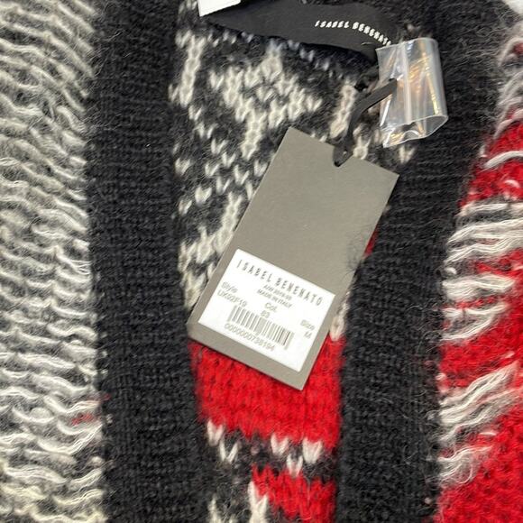 ISABEL BENENATO Distressed Cardigan Multicolor Medium - Picture 11 of 12